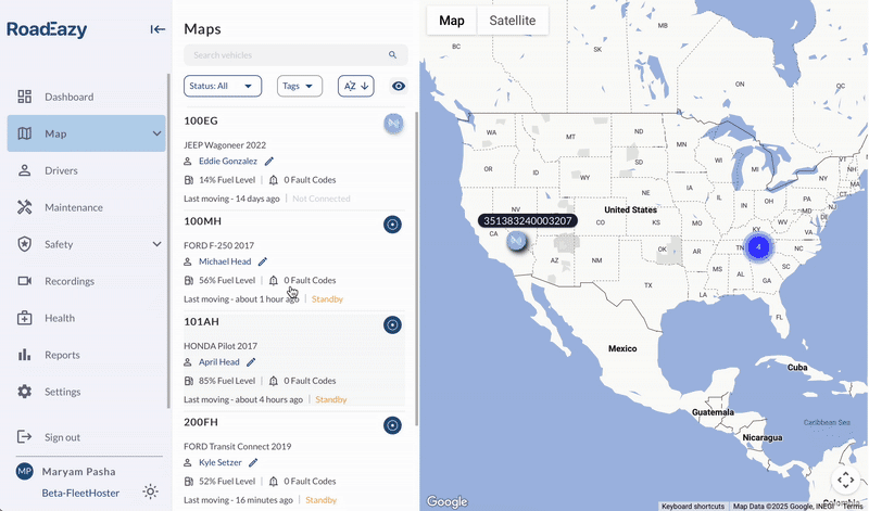RoadEazy Fleet Management Platform