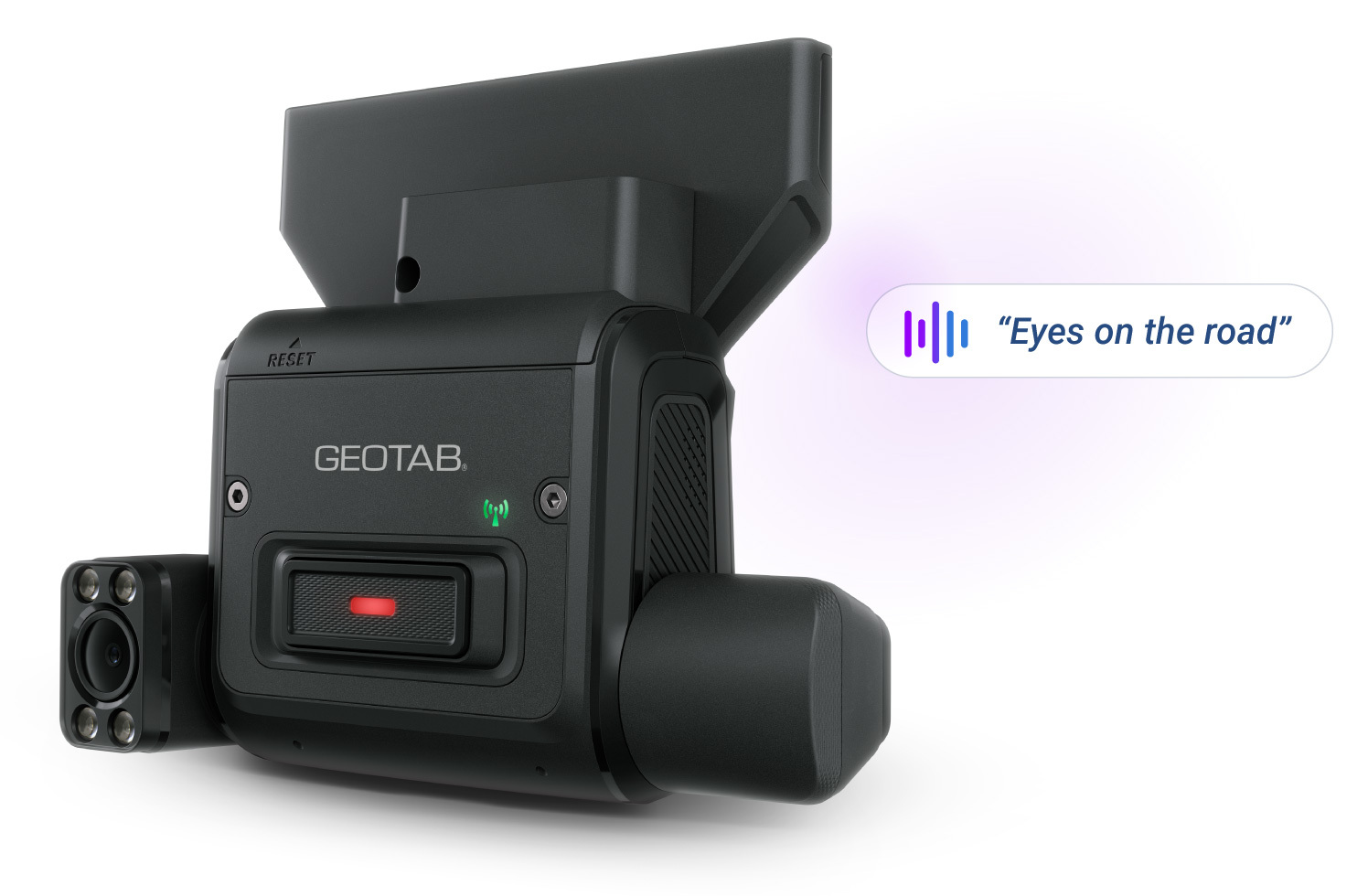 Geotab GO Focus Plus front eyes on road