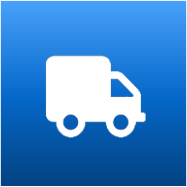 blue truck icon